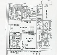 海軍予科棟に徴用された校舎図