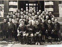 新制中学部第１回入学生／1947（S22）.4
