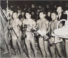 全国制覇した相撲部／1947（S25）.11