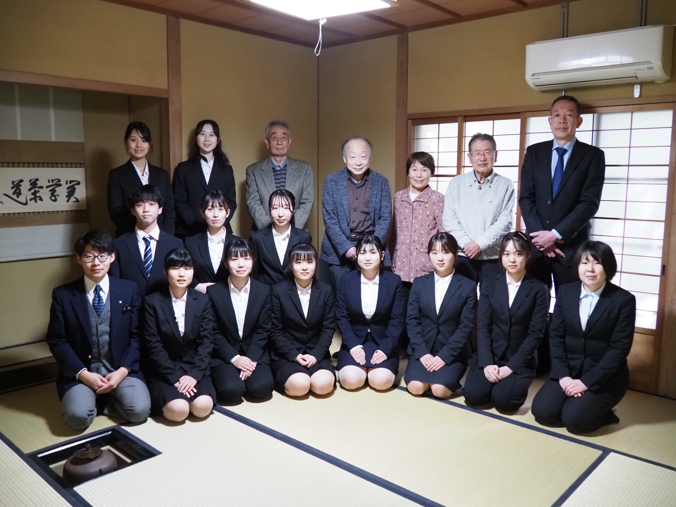 関学茶道部・如月会　同窓と現役の懇親会