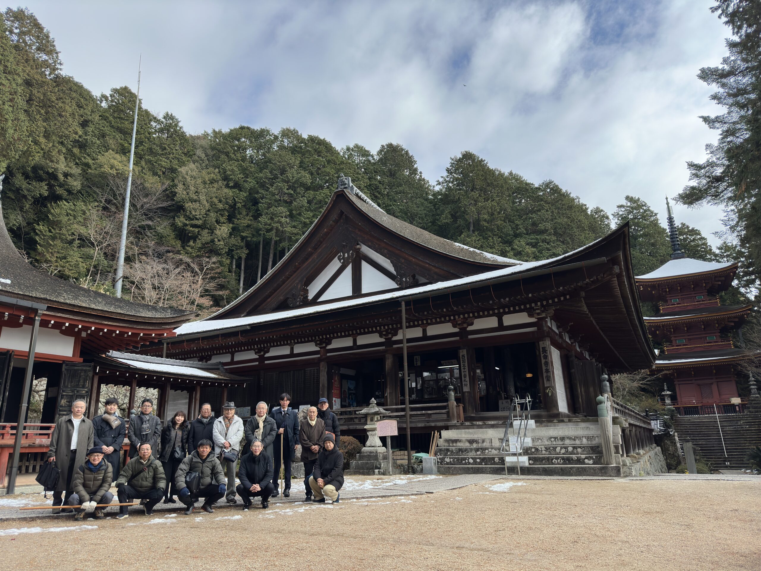 滋賀支部 近江八幡の古刹 長命寺参拝&新年会