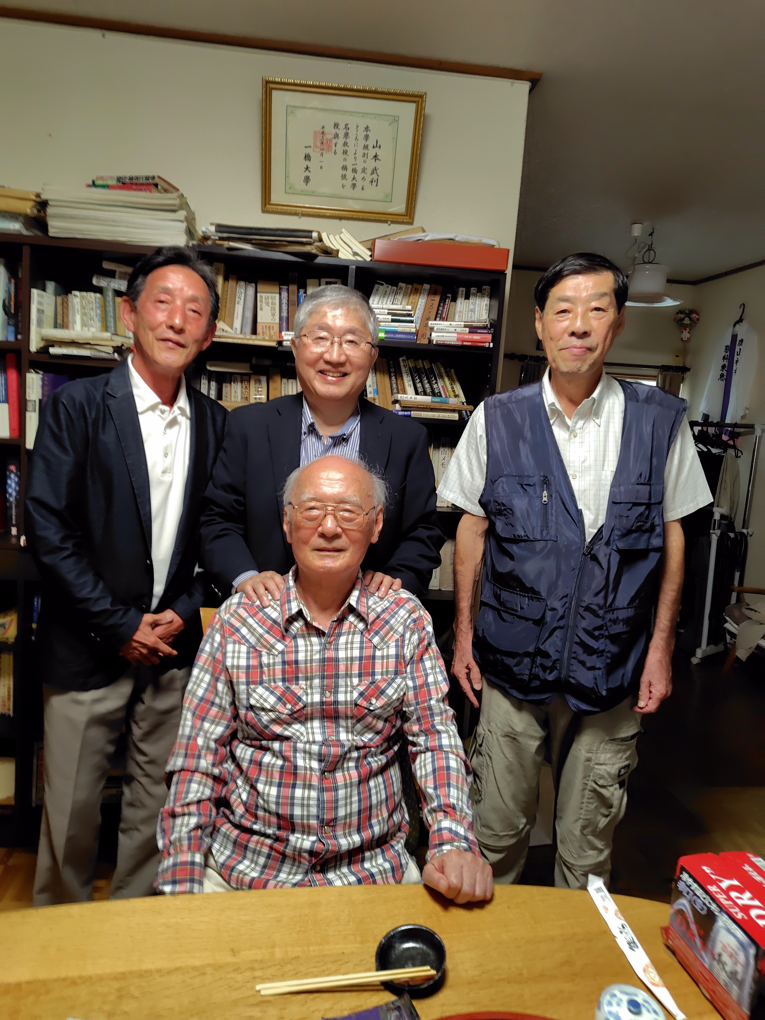 1977年山本武利ゼミ・ミニ同窓会開催