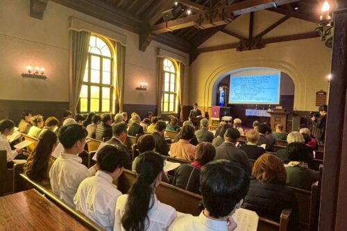 【開催報告】企画委員会主催講演会「神ともにいまして」の歌詞はなぜ変わったのか 〜時代の変化と賛美歌集の歴史〜